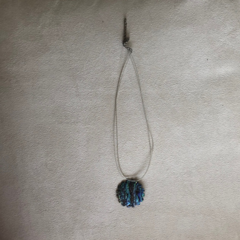 Beautiful abalone pendant necklace